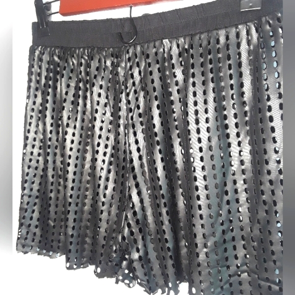 Handmade PU Black Mesh shorts, boxer cut Size L - Picture 3 of 7